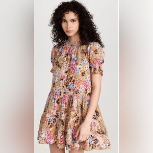 Apiece Apart Las Alturas Mini Dress Wildflowers - Size XS